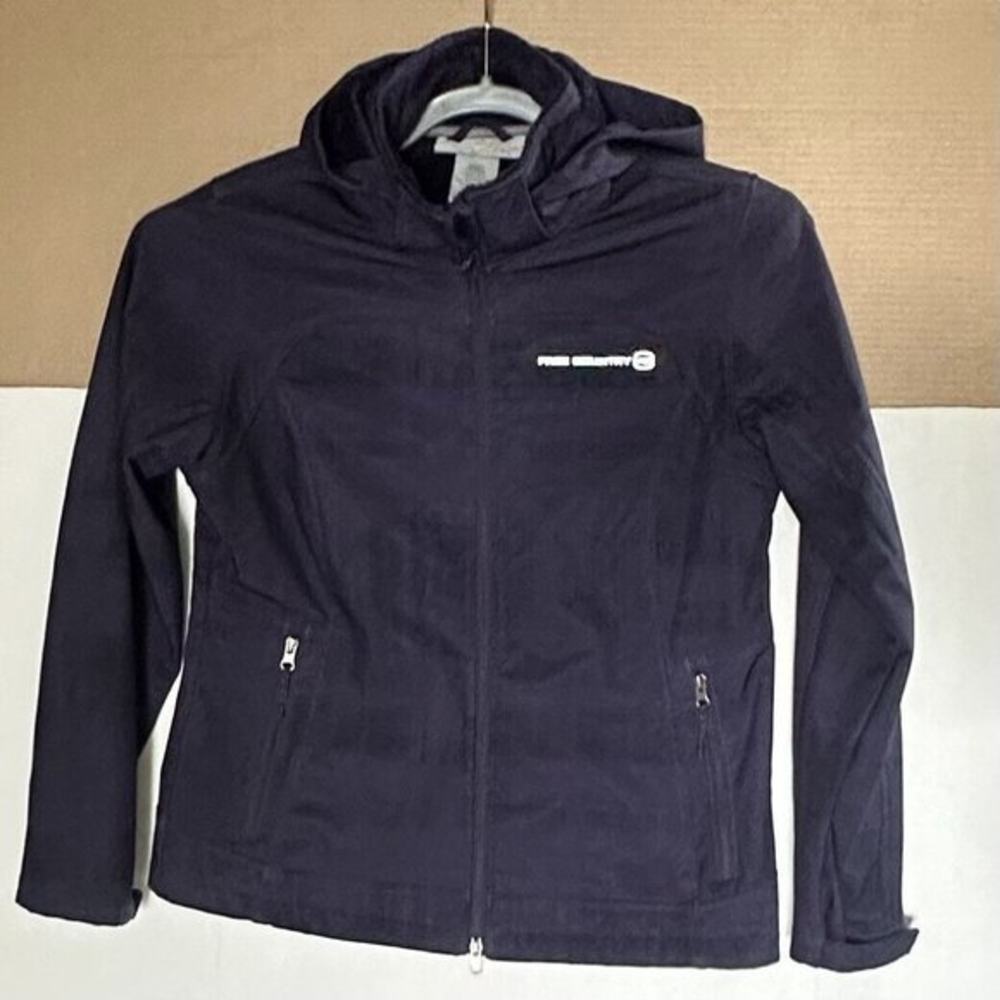 Ladies FREE COUNTRY Soft Shell Outerwear Hooded Jacket Fleece Lined Size Medium